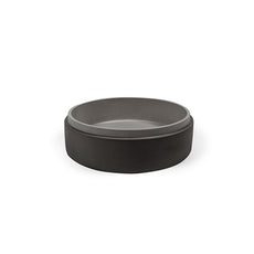 Nood Co Stepp Circle Basin Surface Mount Mid Tone Grey - The Blue Space