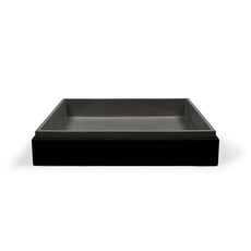 Nood Co Stepp Rectangle Basin Surface Mount Charcoal - The Blue Space