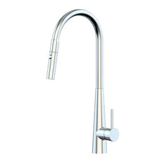 Suprema Xpress Fit Xcel Stainless Steel Retractable Sink Mixer Satin Finish - The Blue Space