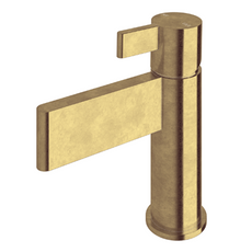 Sussex Taps Calibre Basin Mixer in Tumbled Brass Finish online at The Blue Space
