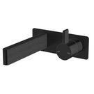 Sussex Calibre Wall Bath Mixer Outlet System 150mm Brushed Black - The Blue Space