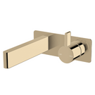 Sussex Calibre Wall Bath Mixer Outlet System 150mm Living Polished Brass - The Blue Space
