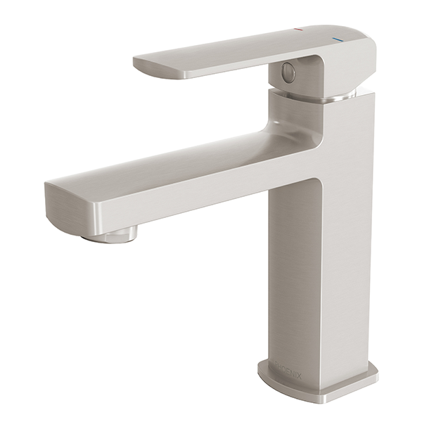 Phoenix Teva Basin Mixer Brushed Nickel - The Blue Space