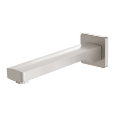 Phoenix Teva Wall Bath Outlet 200mm Brushed Nickel - The Blue Space
