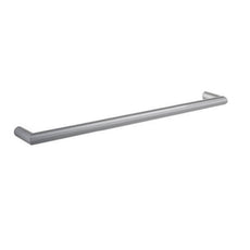 Thermogroup 12V Horizontal Single Heated Towel Rail 632mm Brushed Stainless Steel - The Blue Space