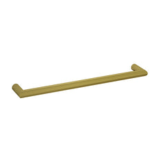 Thermogroup 12V Single Horizontal Heated Towel Rail 632mm Brushed Gold - The Blue Space