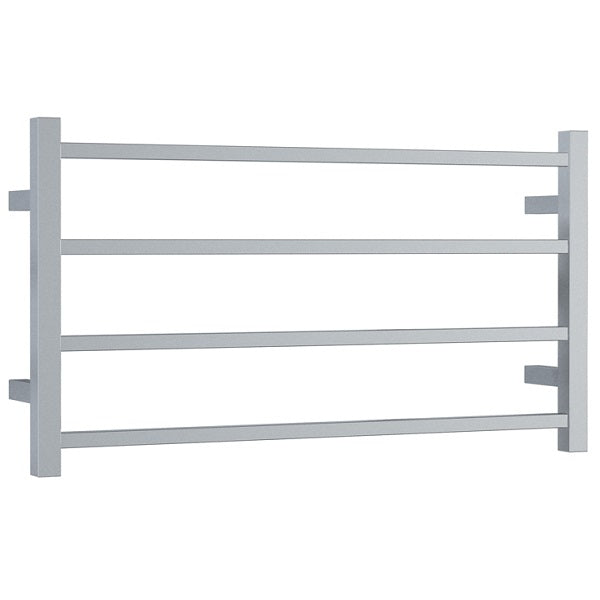 Thermogroup 4 Bar Square Heated Towel Ladder 800x440 Polished Stainless Steel - The Blue Space