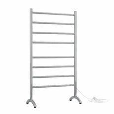 Thermogroup 8 Bar Straight Round Freestanding Heated Towel Rail Chrome at The Blue Space
