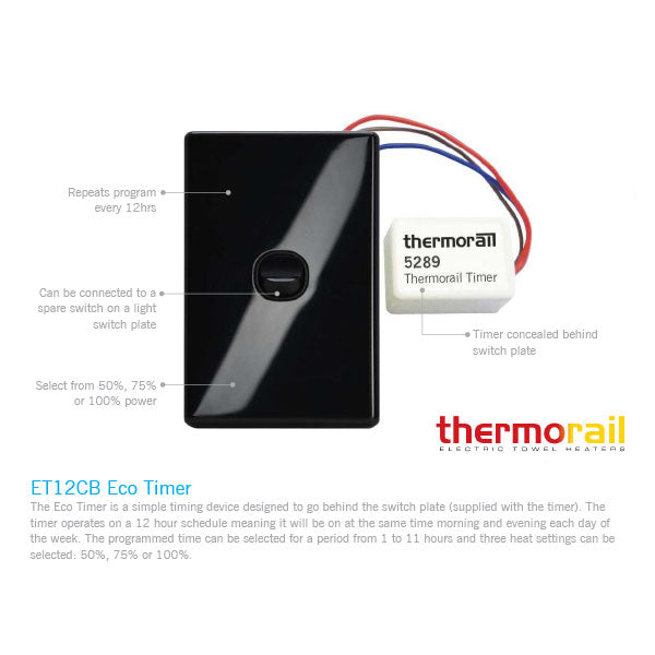 Thermogroup Eco Timer Black