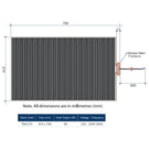 Technical Drawing: Thermogroup TM4170 Demister 410x700mm