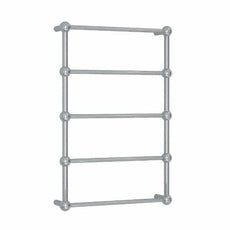 Thermogroup Thermorail Heritage 240V 5 Bar Heated Towel Rail Stainless Steel - The Blue Space