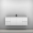 Timberline Carlo Vanity with Haven Dolomite Basin Top 1500mm Centre Bowl - The Blue Space