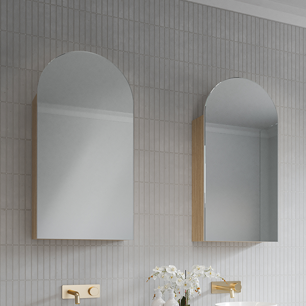 Timberline Church Shaving Cabinet 400mm - The Blue Space