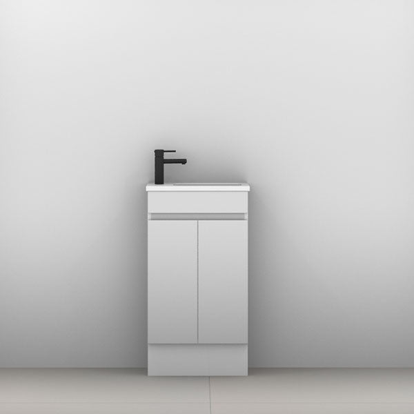 Timberline Ensuite Floor Standing Vanity with Acrylic Top 500mm - The Blue Space