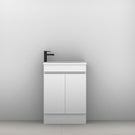 Timberline Ensuite Floor Standing Vanity with Acrylic Top 600mm - The Blue Space