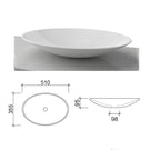 Timberline Feather Above Counter Basin Technical Drawing - The Blue Space