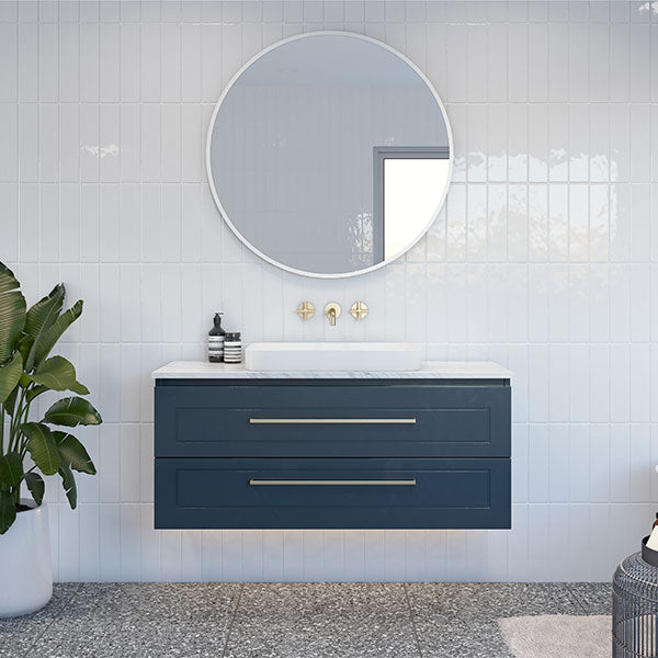 Timberline Nevada Plus Classic Wall Hung Vanity with Above Counter Basin - Online at The Blue Space