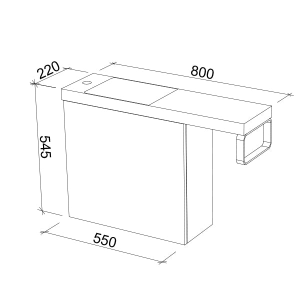 Timberline Oscar Wall Hung Vanity, Best Price The Blue Space