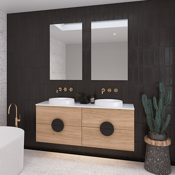 Timberline Oxbow Wall Hung Vanity with Above Counter Basin - The Blue Space