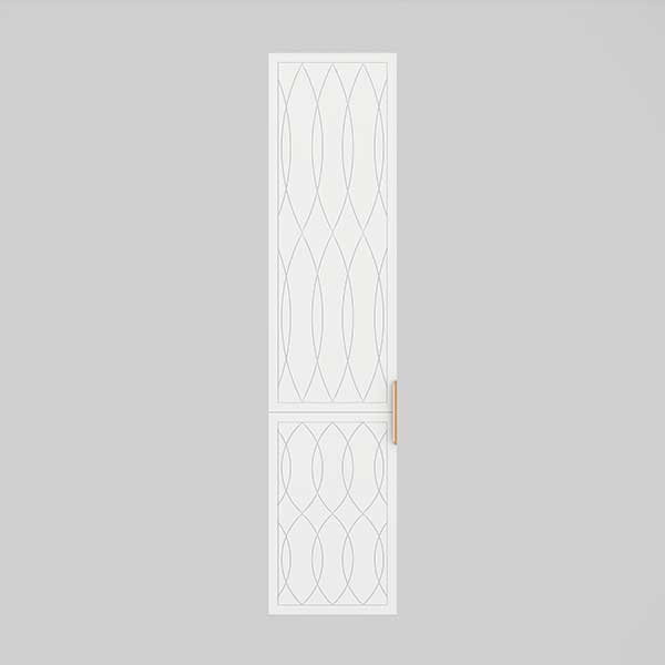 Timberline Sutherland House Tallboy 400mm Deco Wall Hung Storage Cabinet - The Blue Space