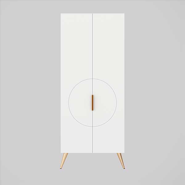 Timberline Sutherland House Storage Cabinet 800mm Retro With Angled Legs - The Blue Space