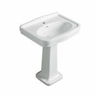 Turner Hastings Claremont 68 x 51 Basin And Pedestal 1TH White - The Blue Space