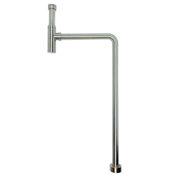 Turner Hastings Deluxe Brass 40mm Bottle S Trap Brushed Nickel