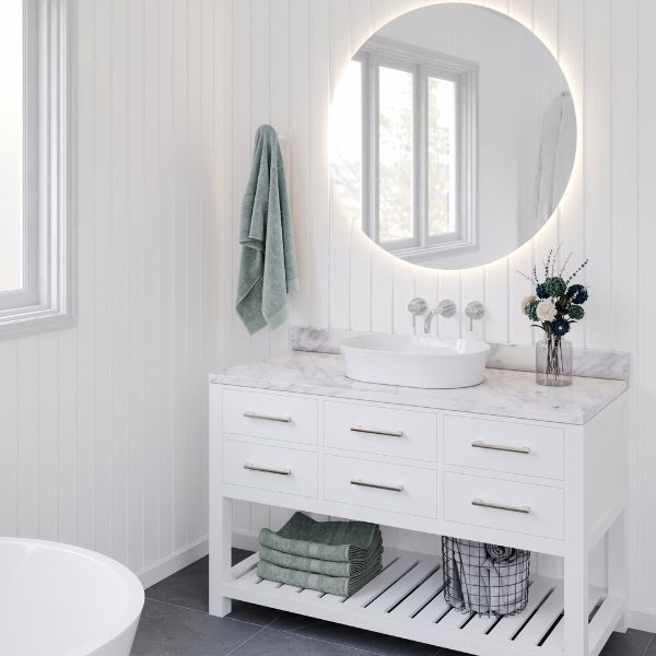 Turner Hastings Fino 550mm Counter Top Basin - Gloss White