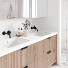Turner Hastings Fino 55 x 41 Undercounter Basin Gloss White Lifestyle Image - The Blue Space