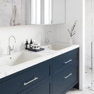 Turner Hastings Fino 55 x 41 Undercounter Basin Matte White Lifestyle Image - The Blue Space
