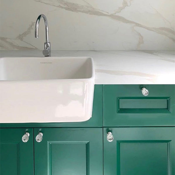 Turner Hastings Galdor Fine Fireclay Sink Lifestyle Image - The Blue Space