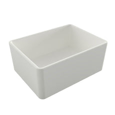 Turner Hastings Novi 61 x 46 Universal Flat or Ribbed Fireclay Butler Sink Matte White - The Blue Space