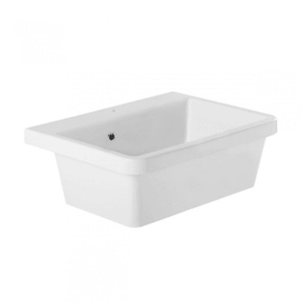 Turner Hastings Ravine 66 x 51 Fine Fireclay Inset Sink Lifestyle Image - The Blue Space