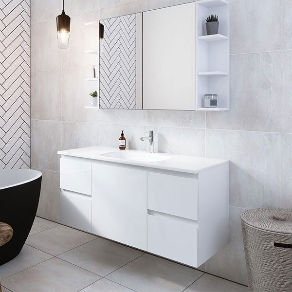 Timberline Carlo Vanity with Haven Dolomite Basin Top