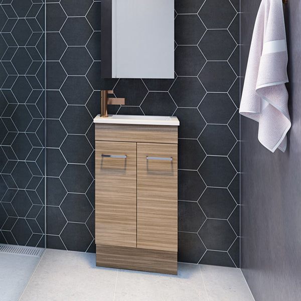 Timberline Ensuite Floor Standing Vanity 460mm with Acrylic Top online at the Blue Space