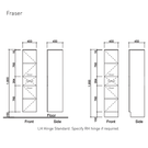 Technical Drawing - Timberline Fraser Tallboy