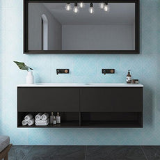 Timberline Kansas Wall Hung Vanity 750mm-1500mm with Haven Top Online at The Blue Space