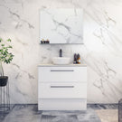 Timberline Oxbow Vanity 600mm - 1800mm with kickboard, Stone Top & Above Counter Basin