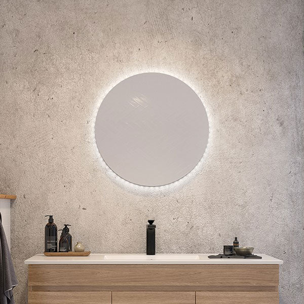 Timberline Oxford Mirror 480mm - 900mm with lighting kit