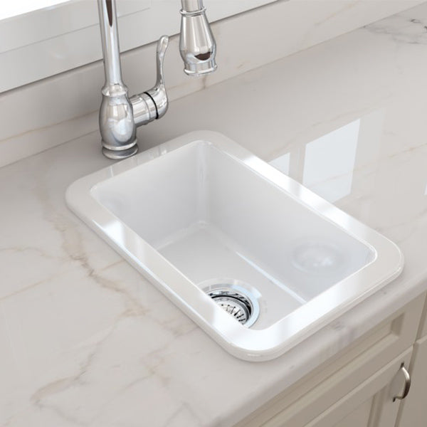 Turner Hastings Cuisine 30x46 Inset/Undermount Fine Fireclay Sink inset at The Blue Space