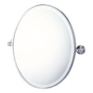 Turner Hastings Mayer Pivot Oval Mirror - Chrome Online at The Blue Space