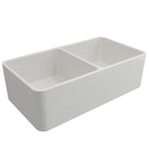 Turner Hastings Novi Fireclay Double Butler Sink, Flat Front - The Blue Space
