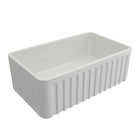 Turner Hastings Novi Fireclay Single Butler Kitchen Sink, Ribbed Front - The Blue Space