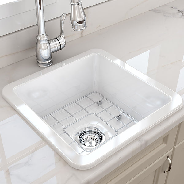 Turner Hastings Cuisine 46 x 46 Inset/Undermount Fine Fireclay Sink