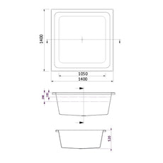 Decina Venice Contour Spa Bath specs