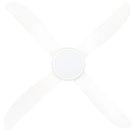 Brilliant Vector II 52" 132cm Ceiling Fan with 18W LED Light - White - The Blue Space