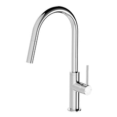 Phoenix Vivid Slimline Pull Out Sink Mixer - Chrome - the blue space