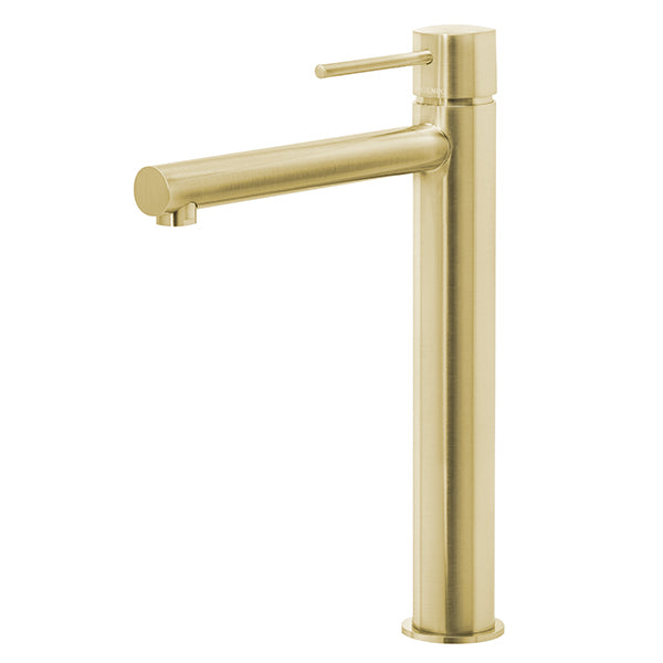 Phoenix Vivid Slimline Vessel Mixer-Brushed Gold 