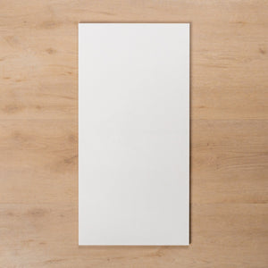 White Gemma Tile Rectified Gloss 300 x 600 x 9mm Ceramic