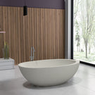 Whitney Stone Bath 1800 in Matte White finish | The Blue Space